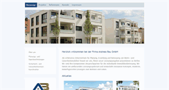 Desktop Screenshot of andreas-wohnungsbau.de