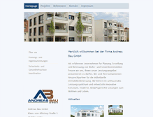 Tablet Screenshot of andreas-wohnungsbau.de